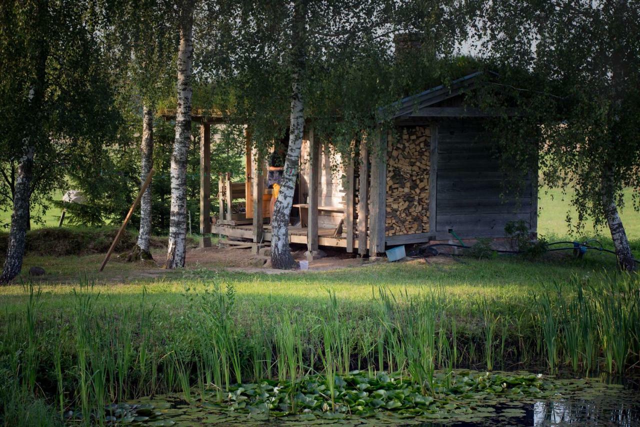 Mednieki Kalvene Pension Krusati Buitenkant foto